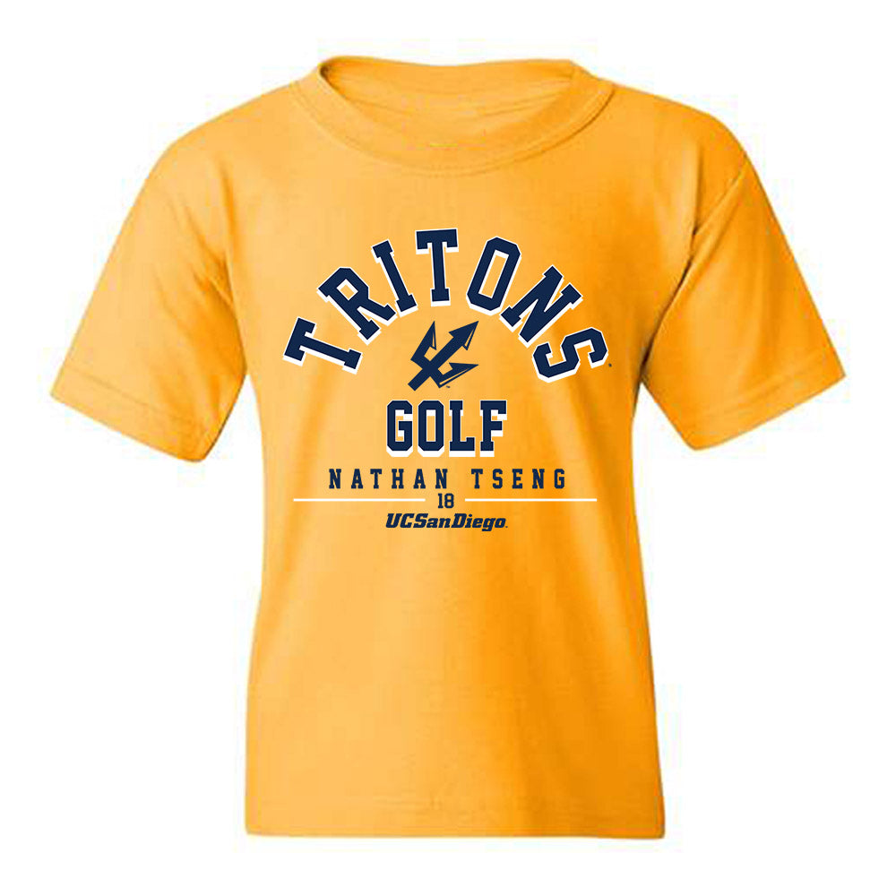 UCSD - NCAA Men's Golf : Nathan Tseng - Classic Fashion Shersey Youth T-Shirt-0