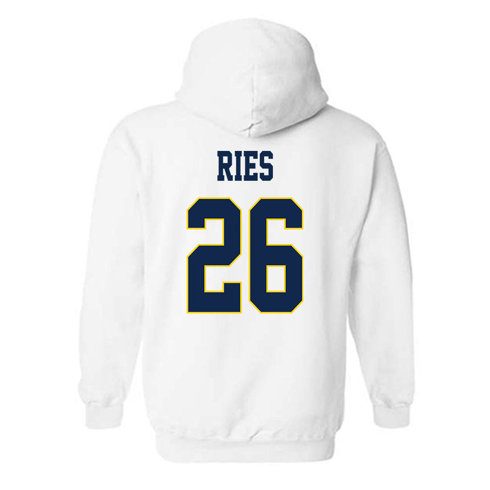 UCSD - NCAA Baseball : Nathan Ries - Classic Fashion Shersey Hooded Sweatshirt-1