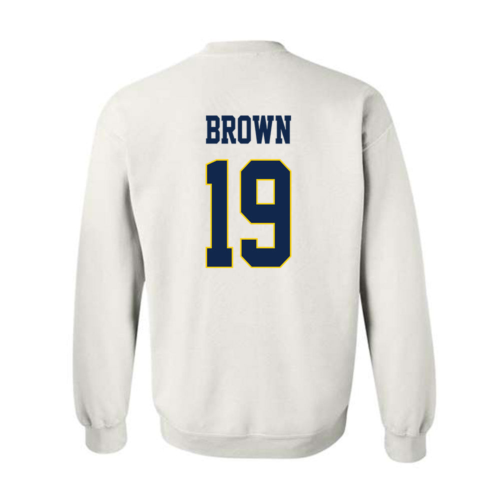 UCSD - NCAA Men's Soccer : Woody Brown - Classic Fashion Shersey Crewneck Sweatshirt-1