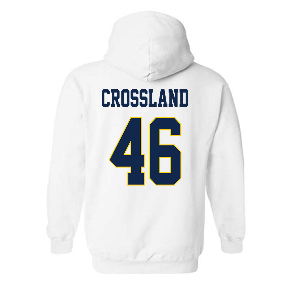 UCSD - NCAA Baseball : Michael Crossland - Classic Fashion Shersey Hooded Sweatshirt-1