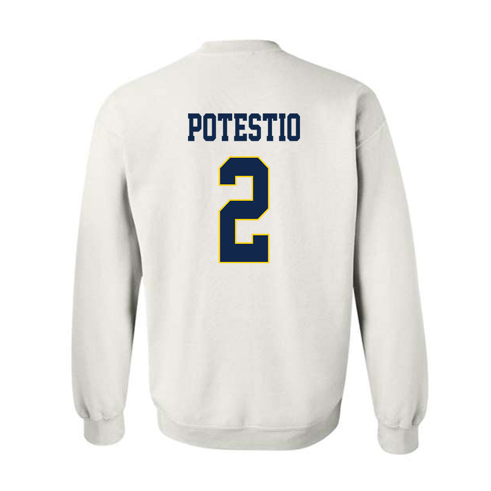 UCSD - NCAA Baseball : Anthony Potestio - Classic Fashion Shersey Crewneck Sweatshirt-1