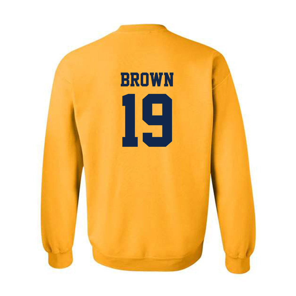 UCSD - NCAA Men's Soccer : Woody Brown - Classic Shersey Crewneck Sweatshirt-1