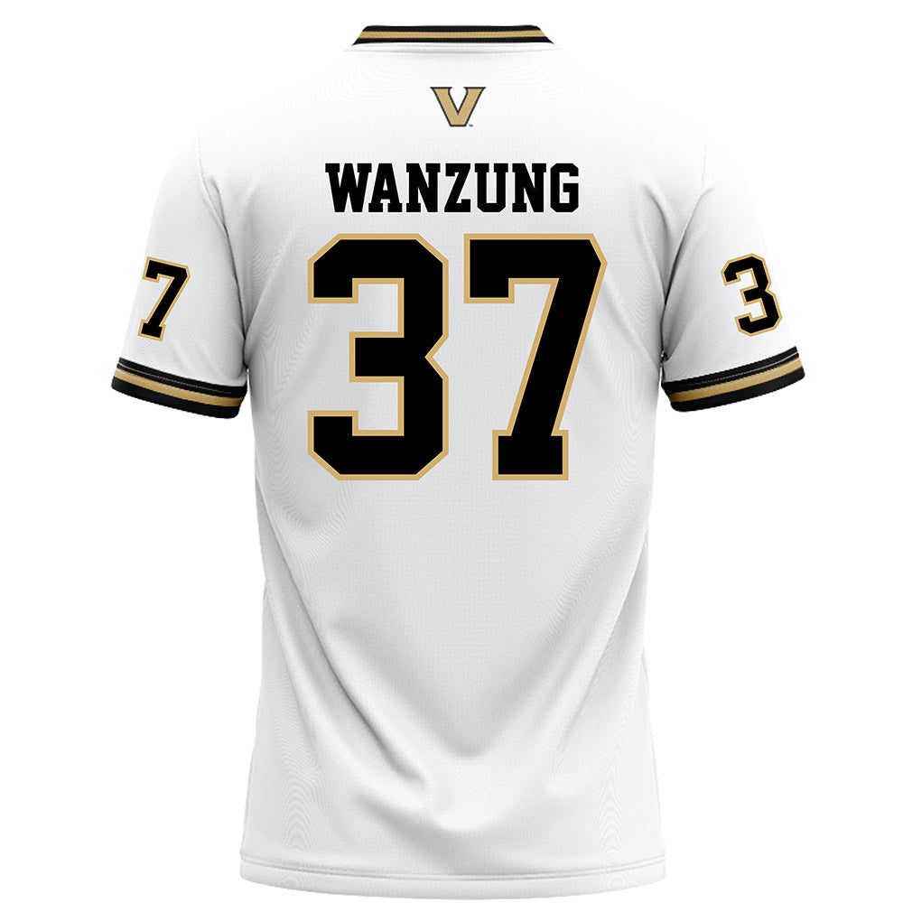 Vanderbilt - NCAA Football : Jack Wanzung - White Football Jersey-1