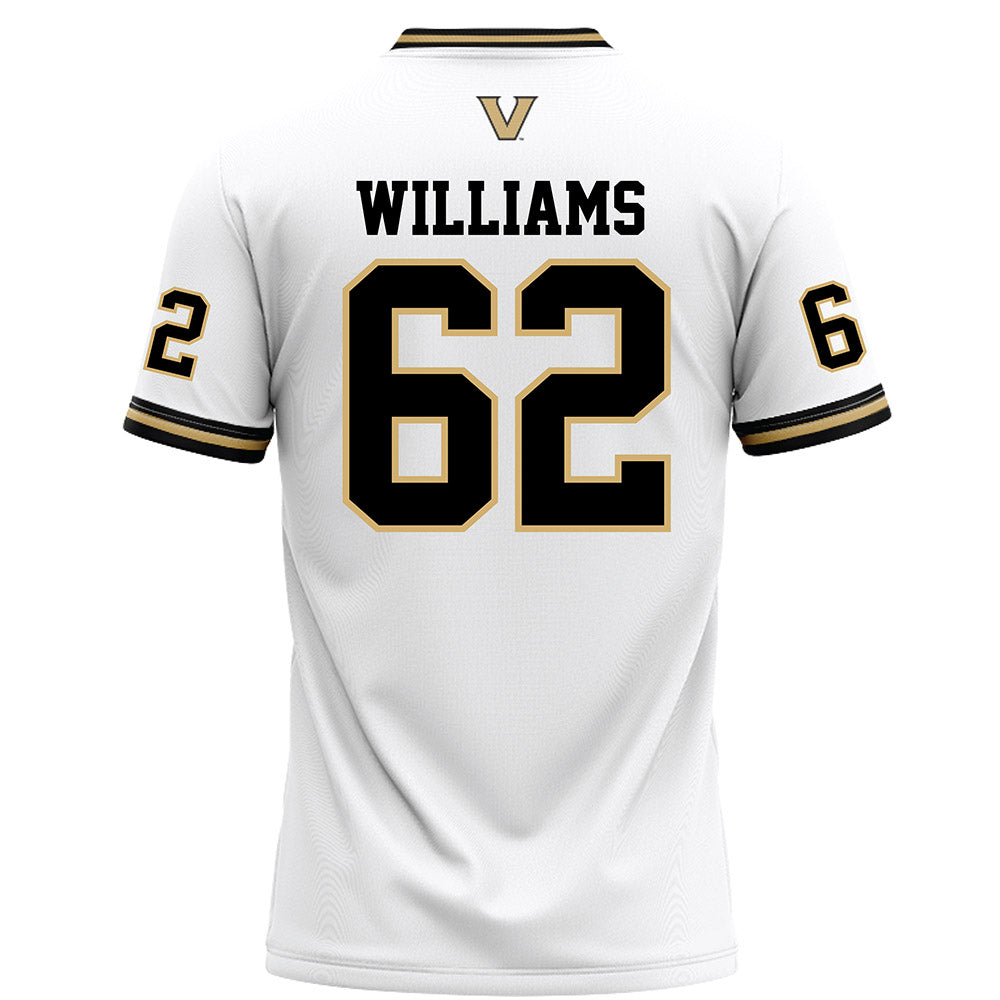 Vanderbilt - NCAA Football : CJ Williams - White Football Jersey-1