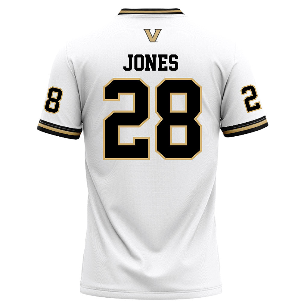 Vanderbilt - NCAA Football : Thomas Jones - White Football Jersey