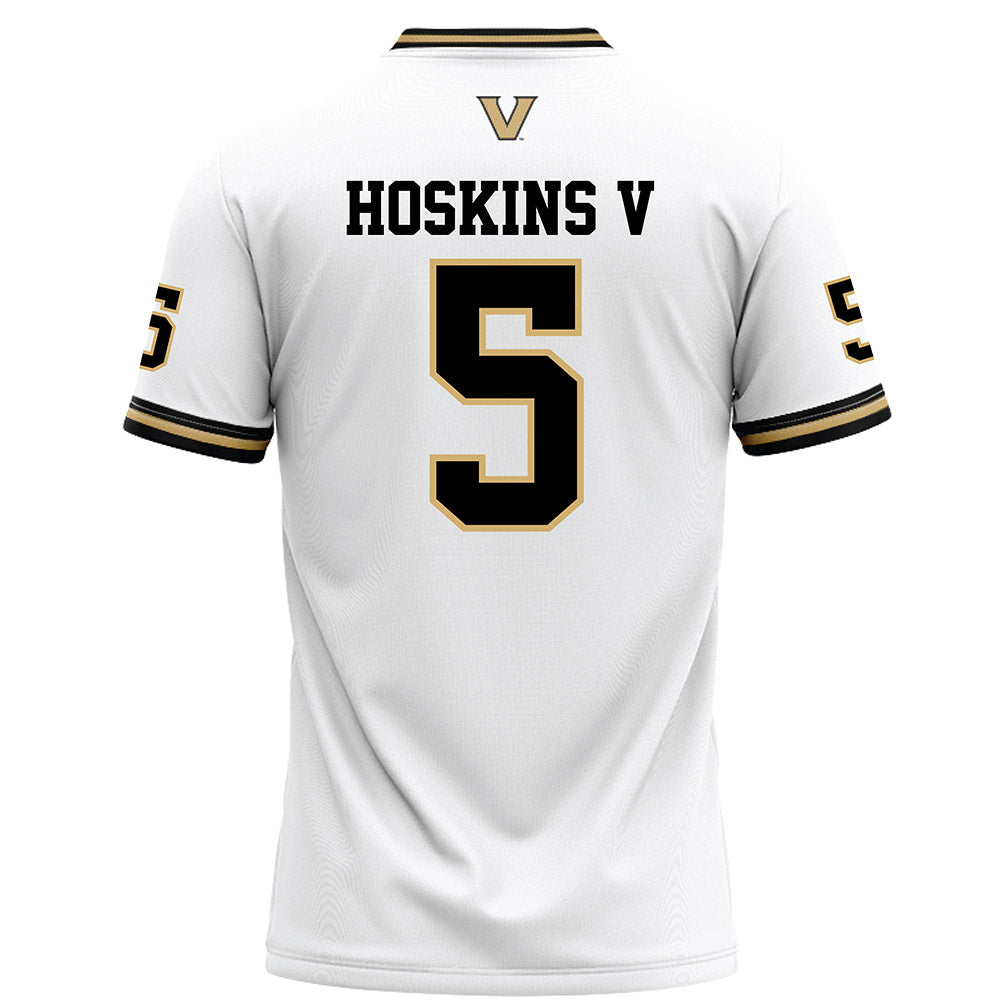 Vanderbilt - NCAA Football : Richie Hoskins V - White Football Jersey