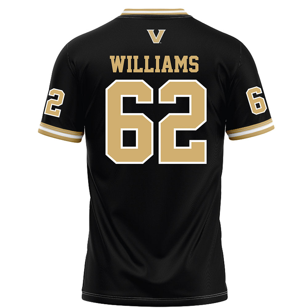 Vanderbilt - NCAA Football : CJ Williams - Black Football Jersey-1
