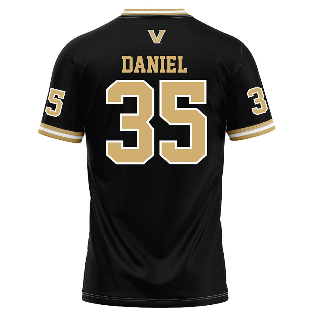 Vanderbilt - NCAA Football : Payne Daniel - Black Football Jersey-1