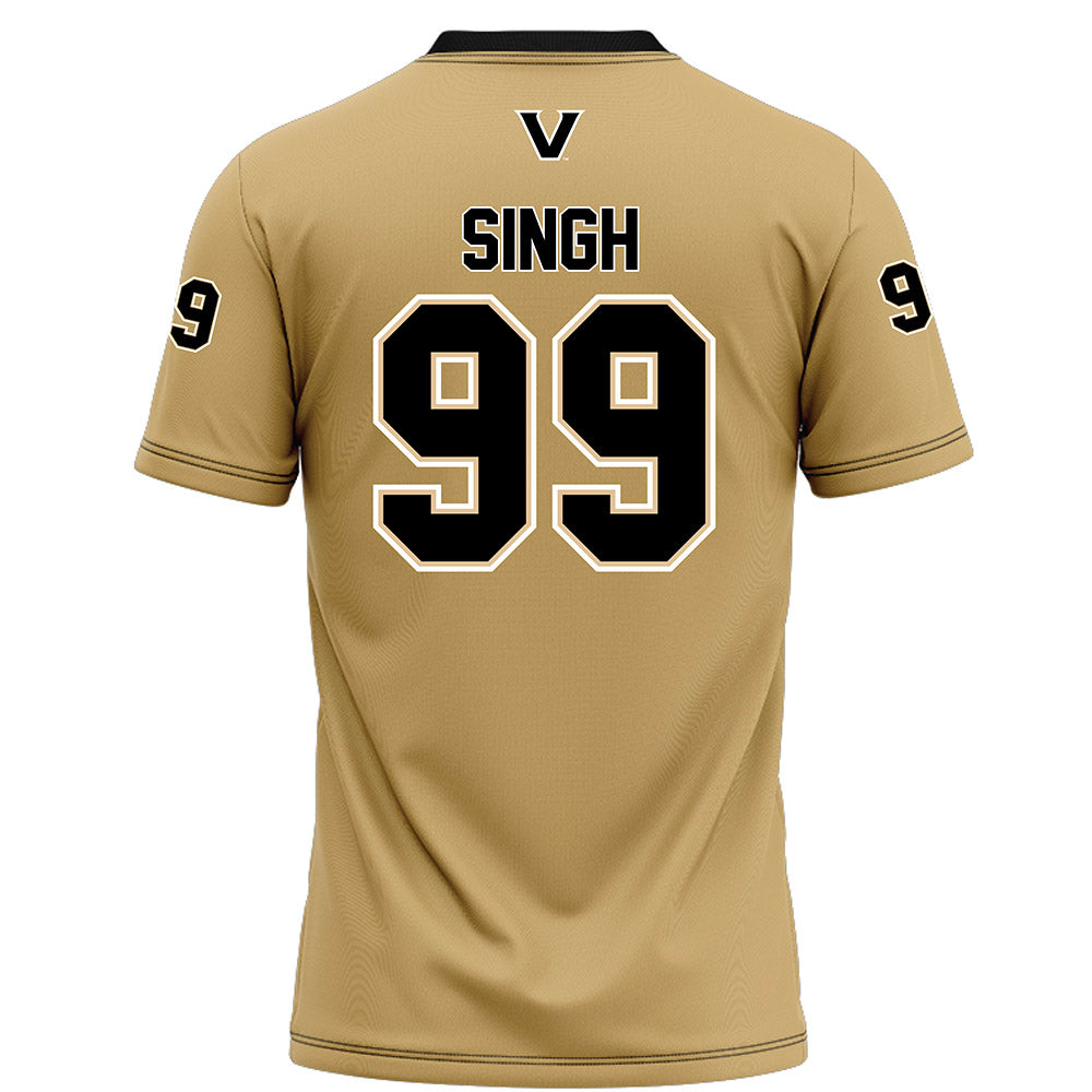 Vanderbilt - NCAA Football : Joshua Singh - Football Jersey-1