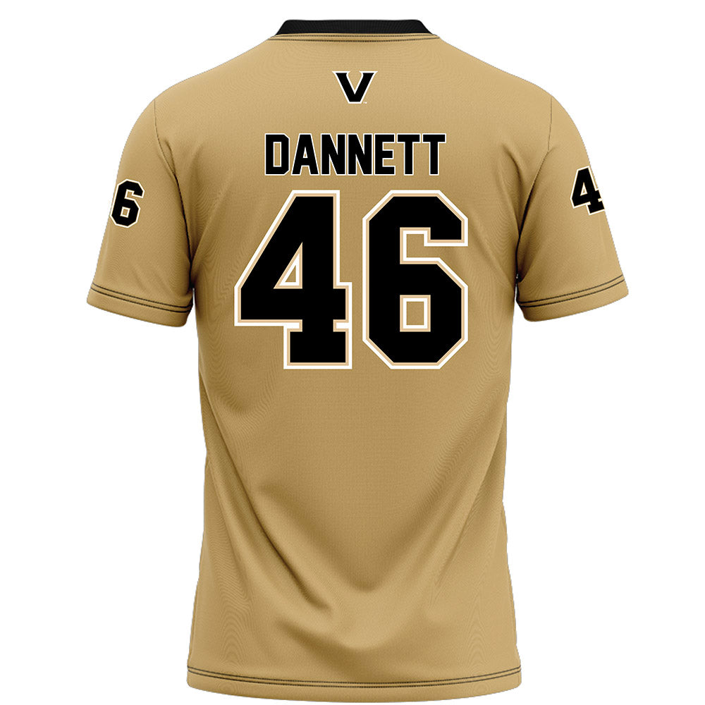 Vanderbilt - NCAA Football : Mustafa Dannett - Football Jersey