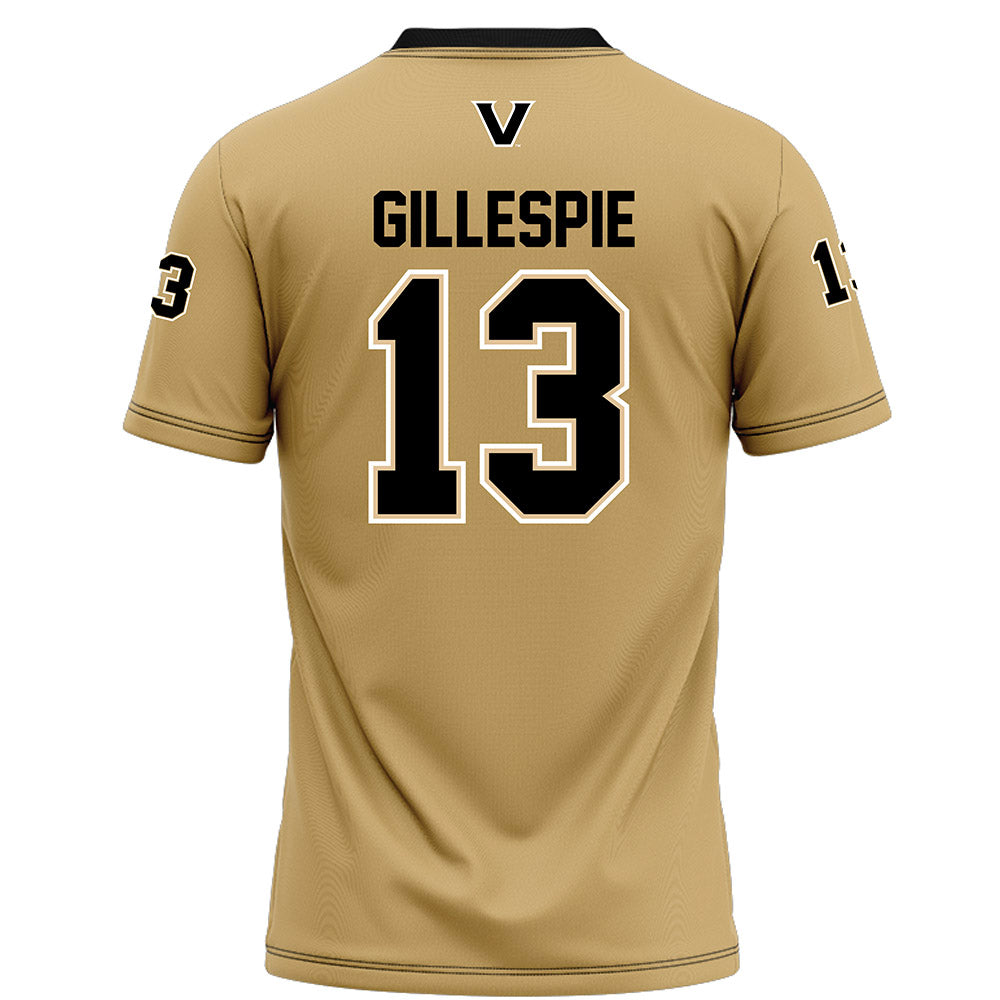 Vanderbilt - NCAA Football : Chase Gillespie - Football Jersey