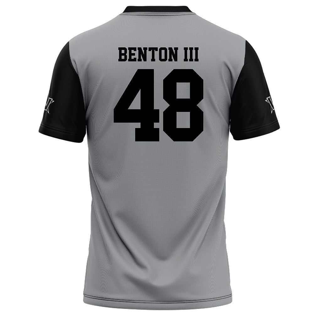 Vanderbilt - NCAA Football : Larry Benton III - Grey Football Jersey
