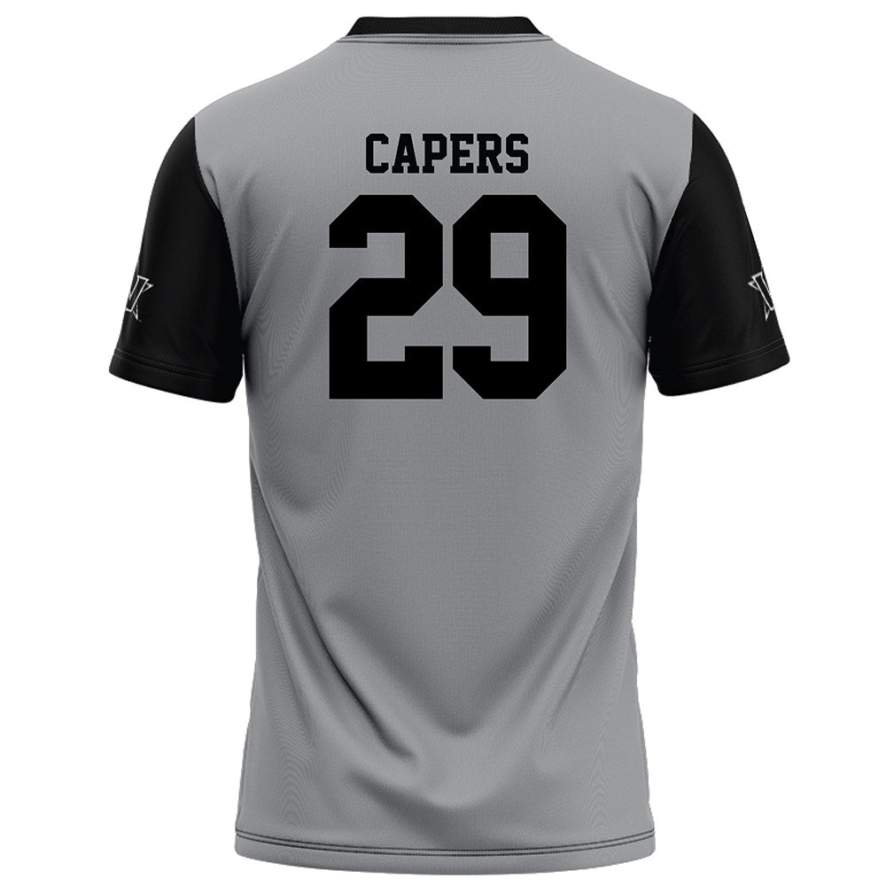 Vanderbilt - NCAA Football : Miles Capers - Grey Football Jersey