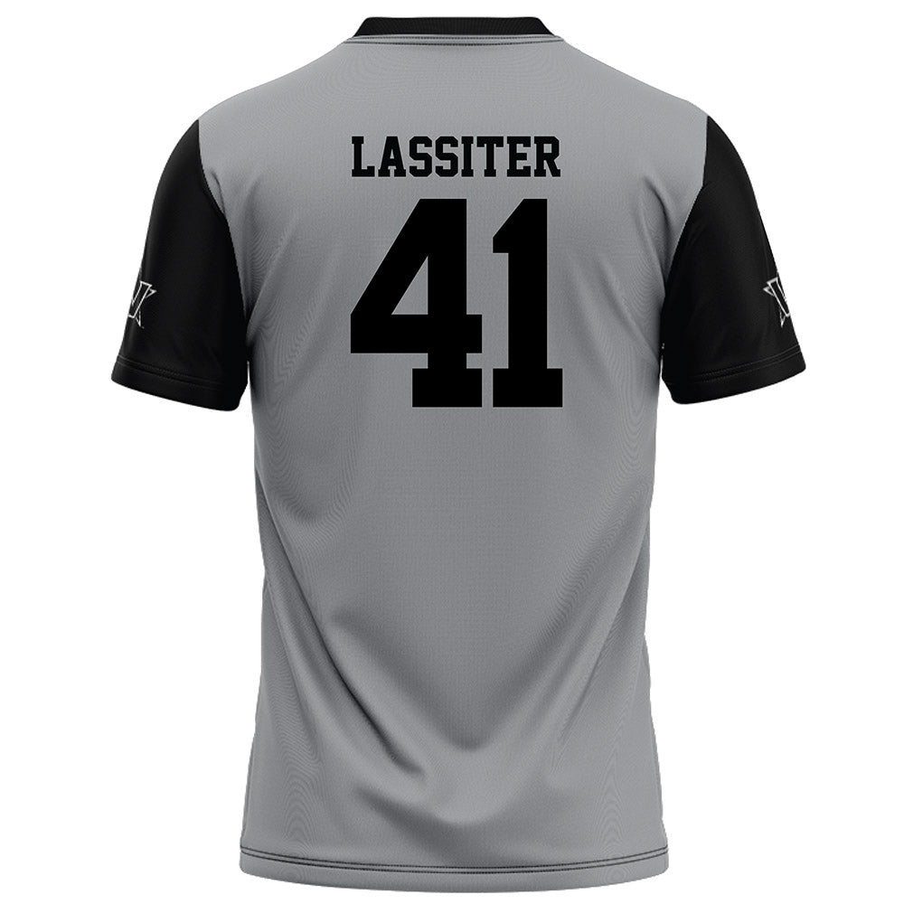 Vanderbilt - NCAA Football : Jamezell Lassiter - Grey Football Jersey