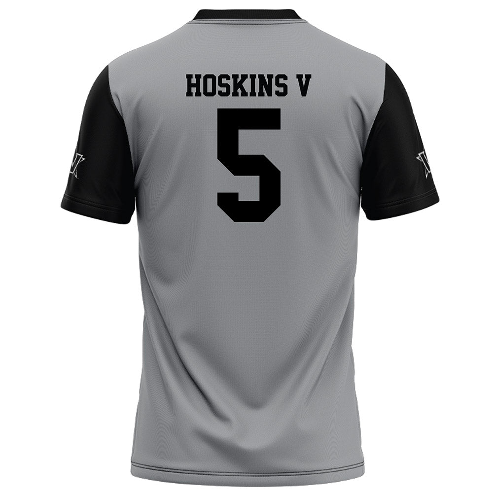 Vanderbilt - NCAA Football : Richie Hoskins V - Grey Football Jersey