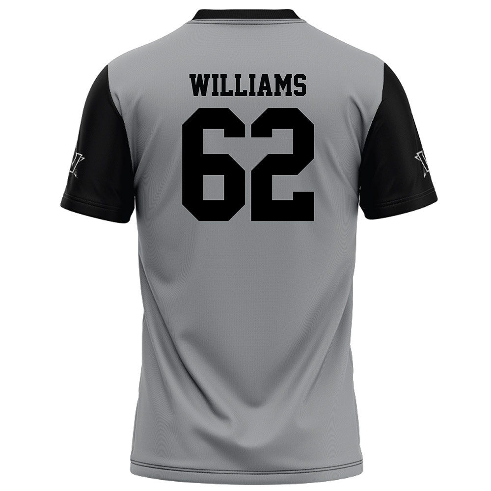 Vanderbilt - NCAA Football : CJ Williams - Grey Football Jersey-1