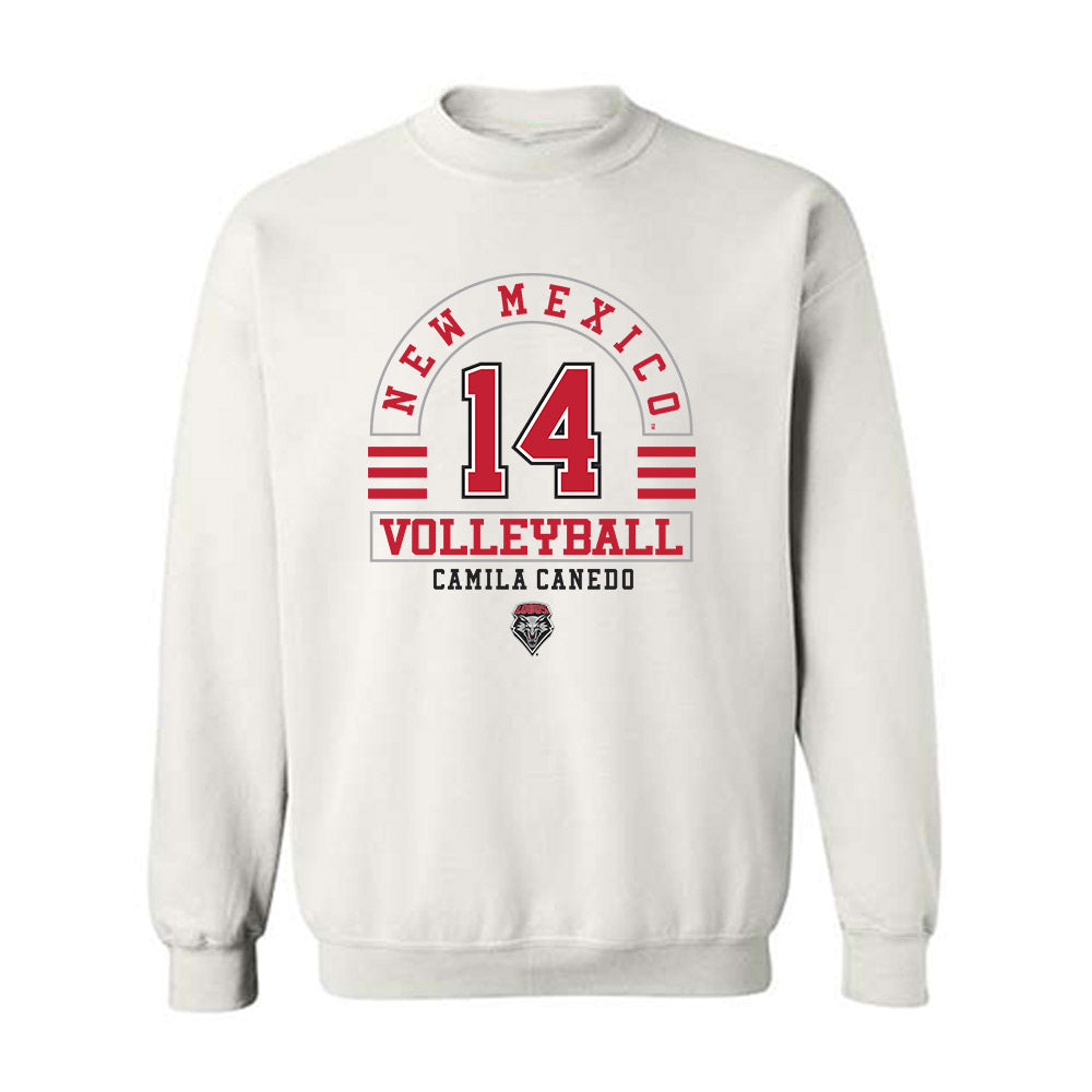 New Mexico - NCAA Women's Volleyball : Camila Canedo - Classic Fashion Shersey Crewneck Sweatshirt-0