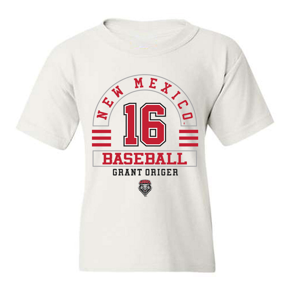 New Mexico - NCAA Baseball : Grant Origer - Classic Fashion Shersey Youth T-Shirt-0