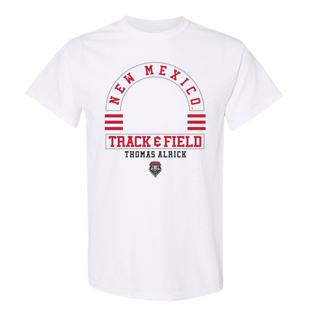 New Mexico - NCAA Men's Track & Field : Thomas Alrick - Classic Fashion Shersey T-Shirt-0