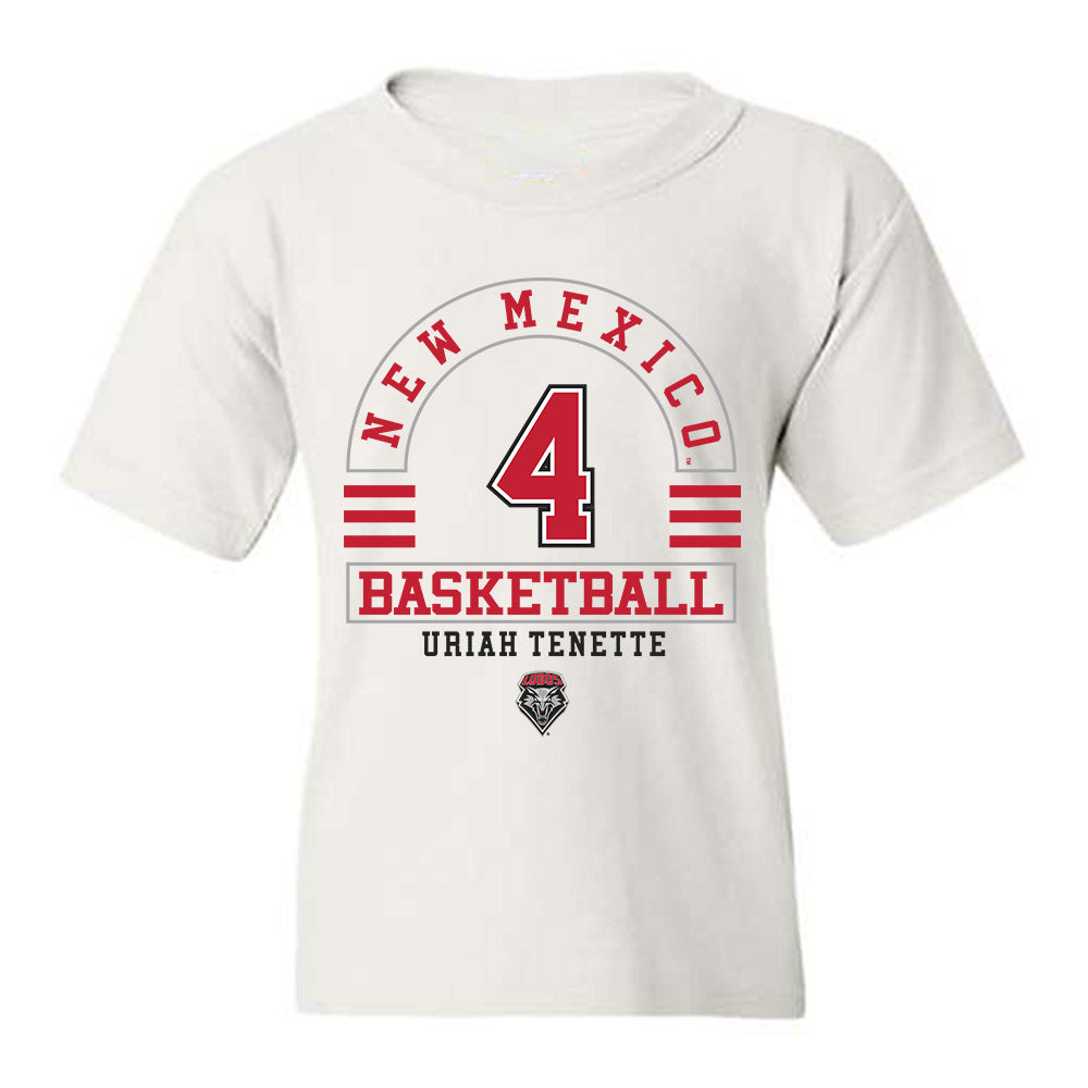 New Mexico - NCAA Men's Basketball : Uriah Tenette - Classic Fashion Shersey Youth T-Shirt-0