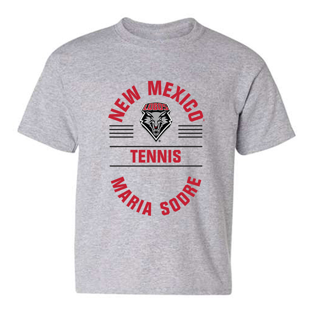 New Mexico - NCAA Women's Tennis : Maria Sodre - Classic Fashion Shersey Youth T-Shirt-0