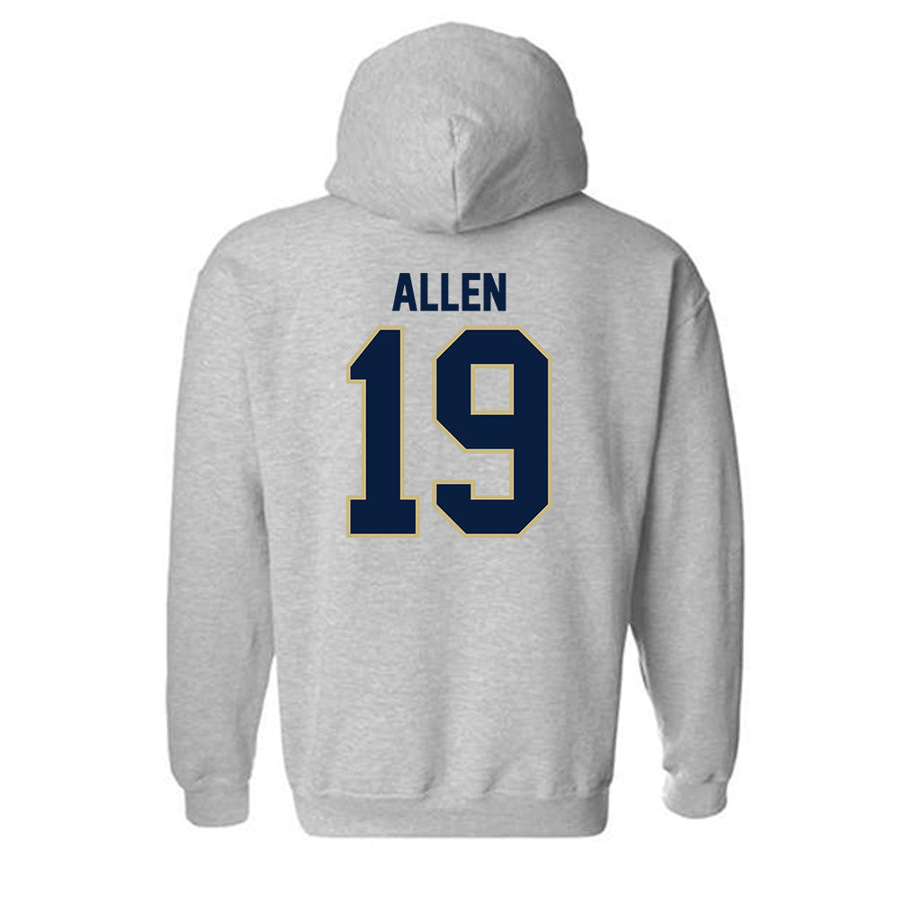 Akron - NCAA Women's Soccer : Taylor Allen - Classic Fashion Shersey Hooded Sweatshirt-1
