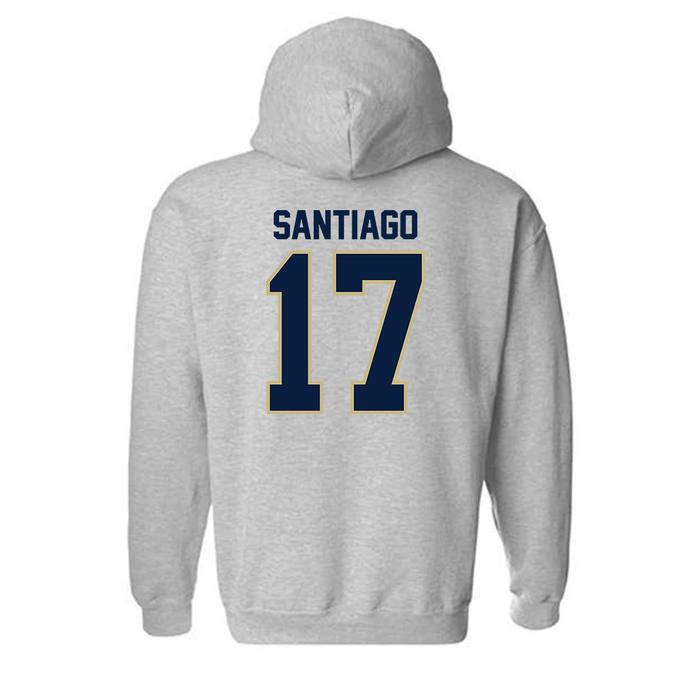 Akron - NCAA Women's Swimming & Diving : Alanis Santiago - Classic Fashion Shersey Hooded Sweatshirt