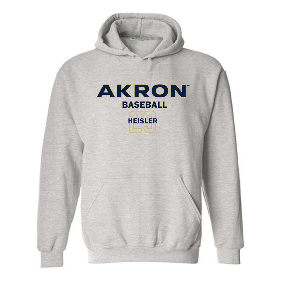 Akron - NCAA Baseball : Will Heisler - Classic Fashion Shersey Hooded Sweatshirt