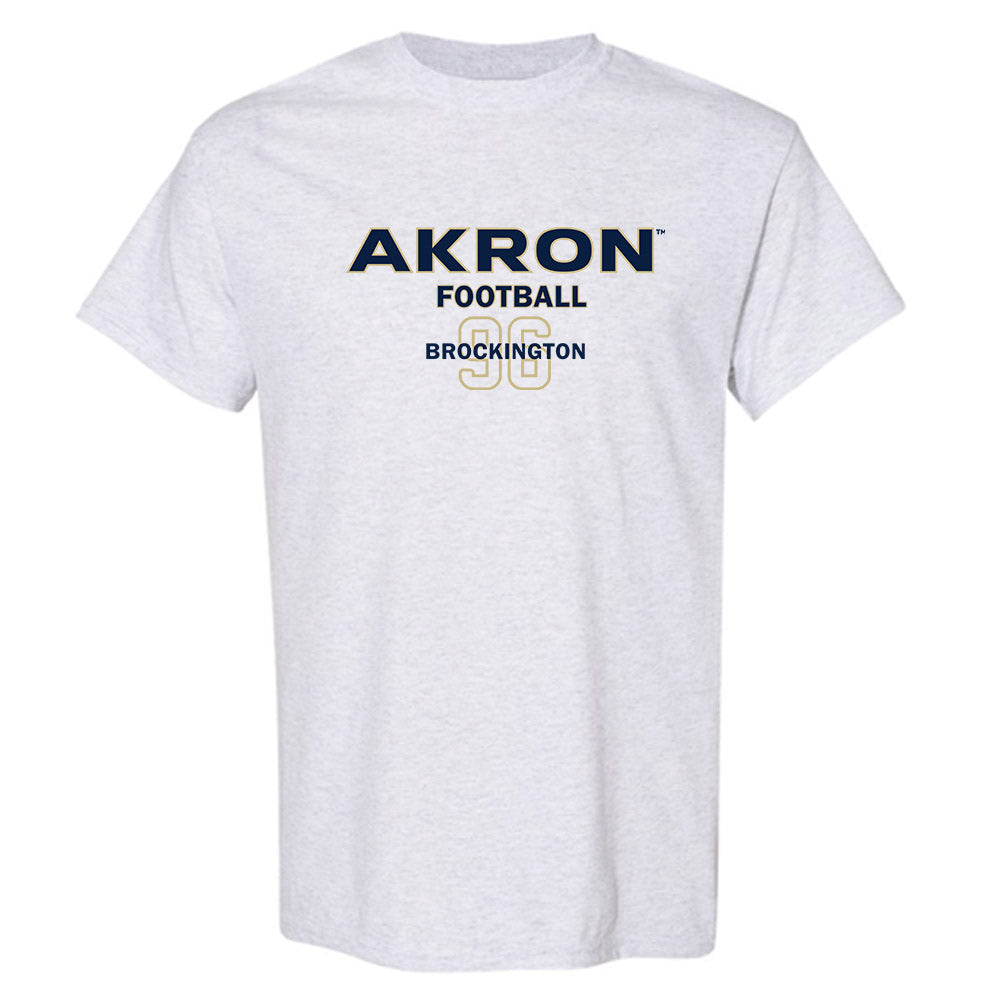 Akron - NCAA Football : Zy Brockington - Classic Fashion Shersey T-Shirt-0