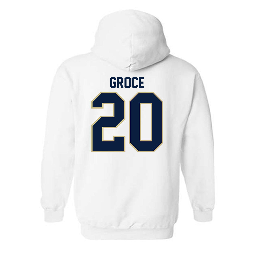 Akron - NCAA Baseball : Garrett Groce - Classic Shersey Hooded Sweatshirt-1