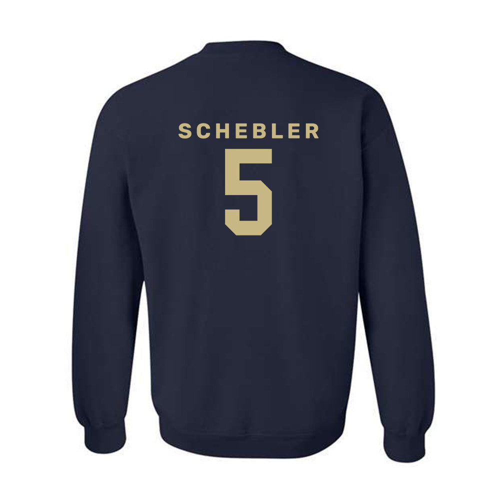 Akron - NCAA Baseball : Charles Schebler - Classic Shersey Crewneck Sweatshirt-1