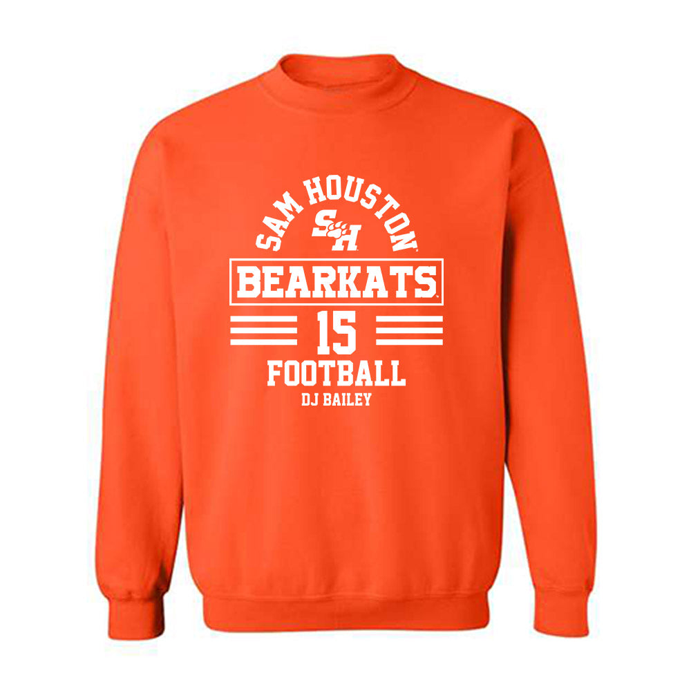 SHSU - NCAA Football : DJ Bailey - Classic Fashion Shersey Crewneck Sweatshirt-0