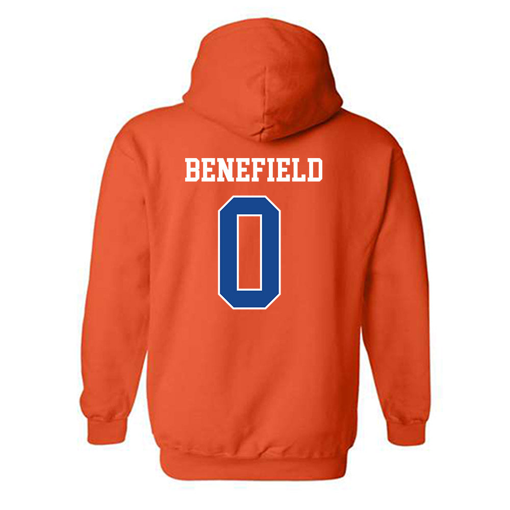 Boise State - NCAA Football : Ty Benefield - Classic Fashion Shersey Hooded Sweatshirt