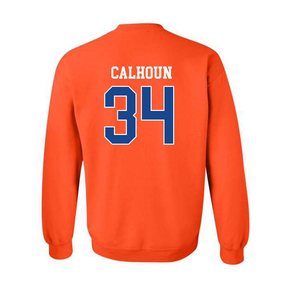 Boise State - NCAA Football : Dominik Calhoun - Classic Fashion Shersey Crewneck Sweatshirt-1
