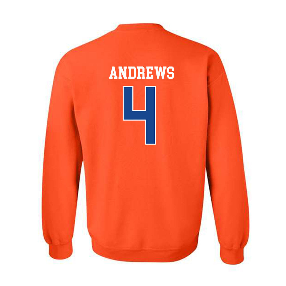 Boise State - NCAA Men's Basketball : Dylan Andrews - Classic Fashion Shersey Crewneck Sweatshirt-1