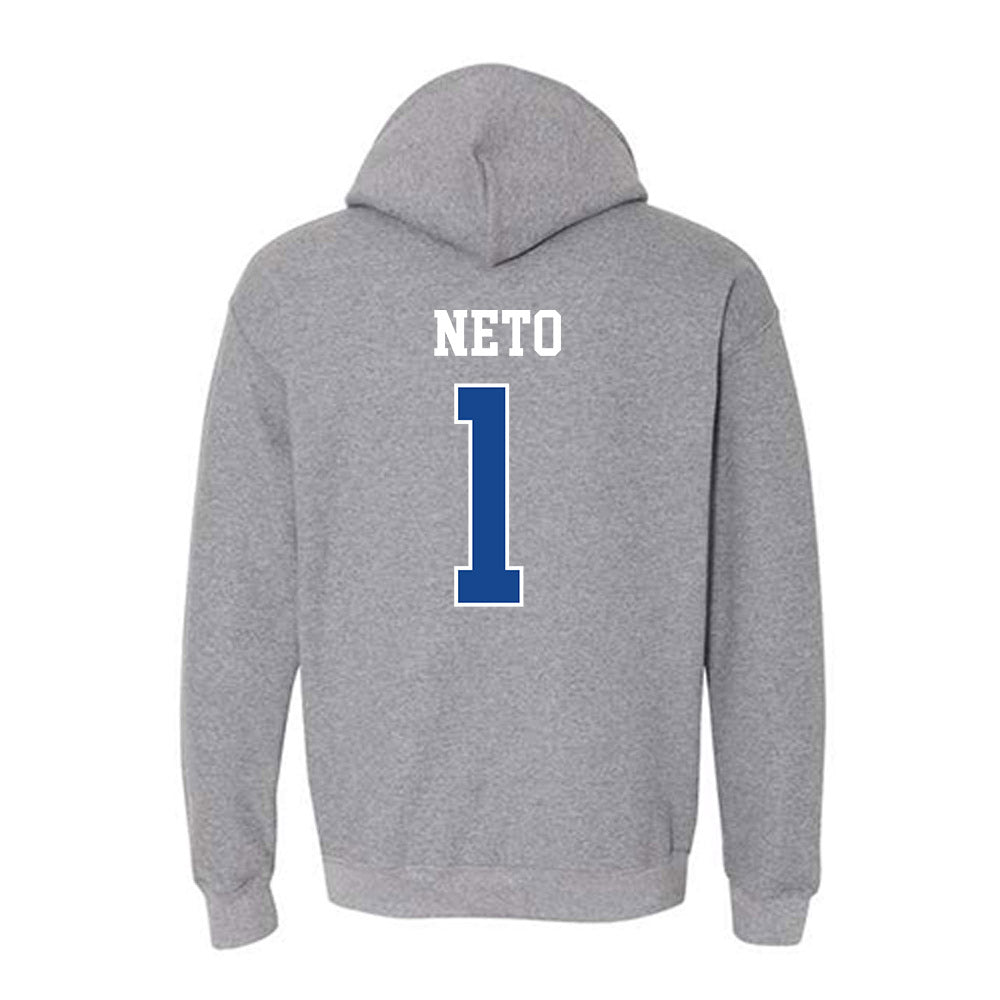 Boise State - NCAA Men's Basketball : Aginaldo Neto - Classic Fashion Shersey Hooded Sweatshirt-1
