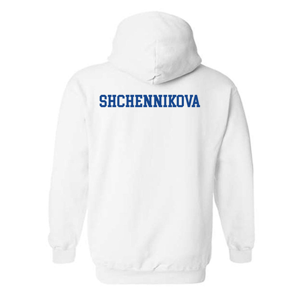 Boise State - NCAA Women's Gymnastics : Kristina Shchennikova - Classic Fashion Shersey Hooded Sweatshirt-1