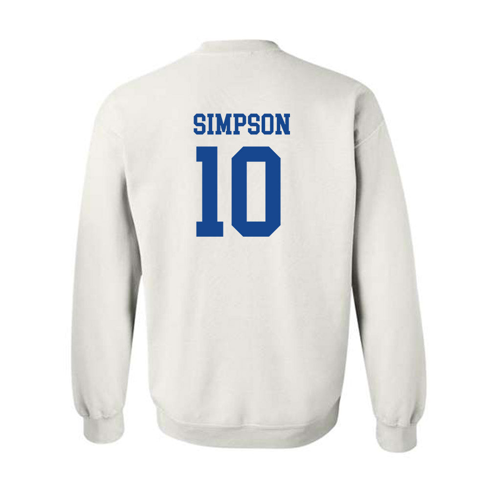 Boise State - NCAA Football : Andrew Simpson - Classic Fashion Shersey Crewneck Sweatshirt-1