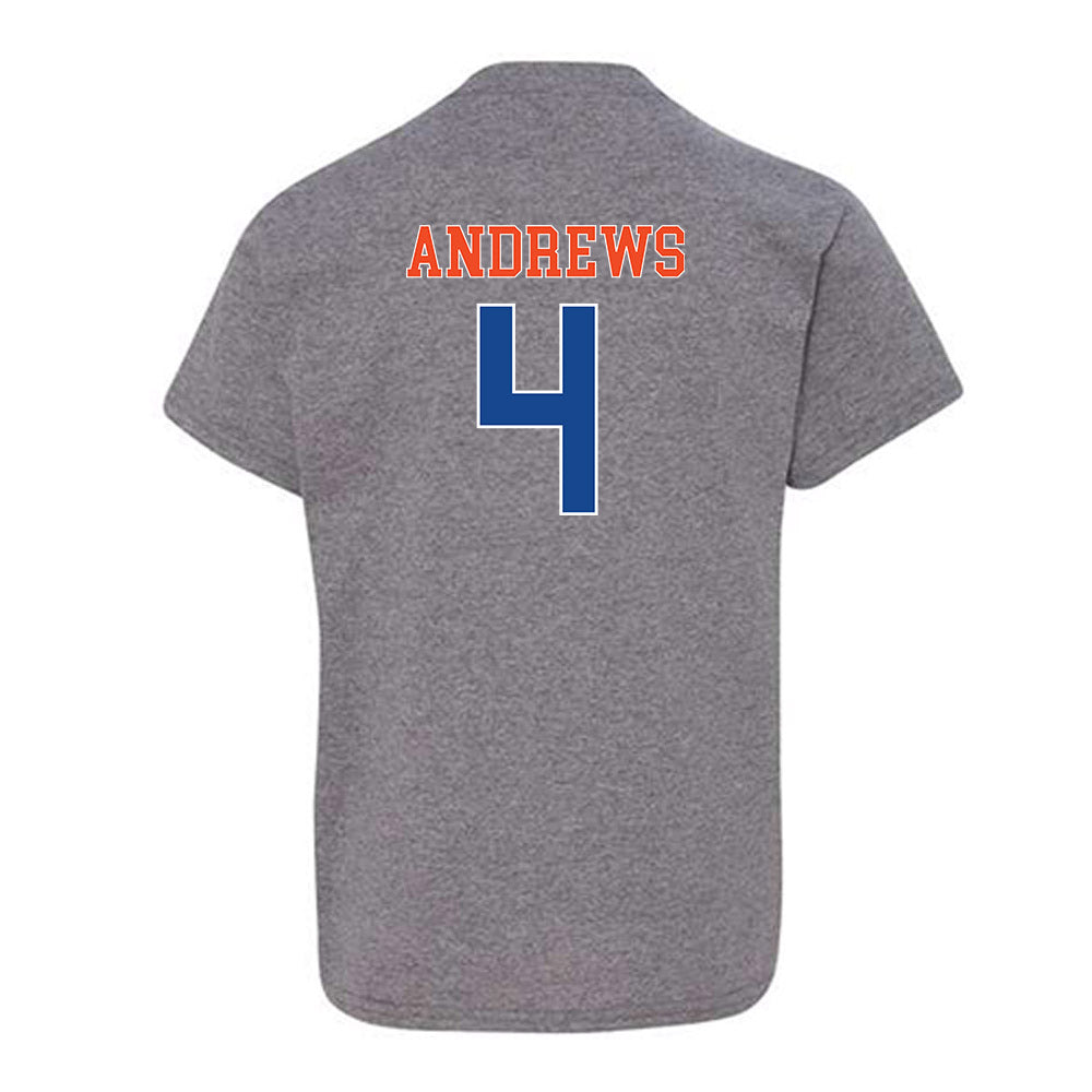 Boise State - NCAA Men's Basketball : Dylan Andrews - Classic Shersey Youth T-Shirt-1