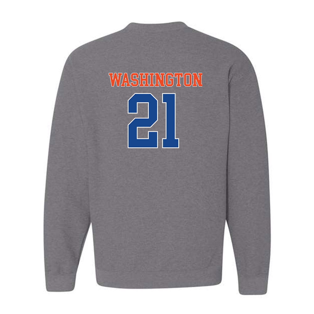 Boise State - NCAA Football : Zion Washington - Classic Shersey Crewneck Sweatshirt