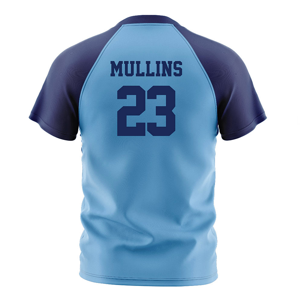 Marquette - NCAA Men's Soccer : Drew Mullins - Blue Soccer Jersey-1