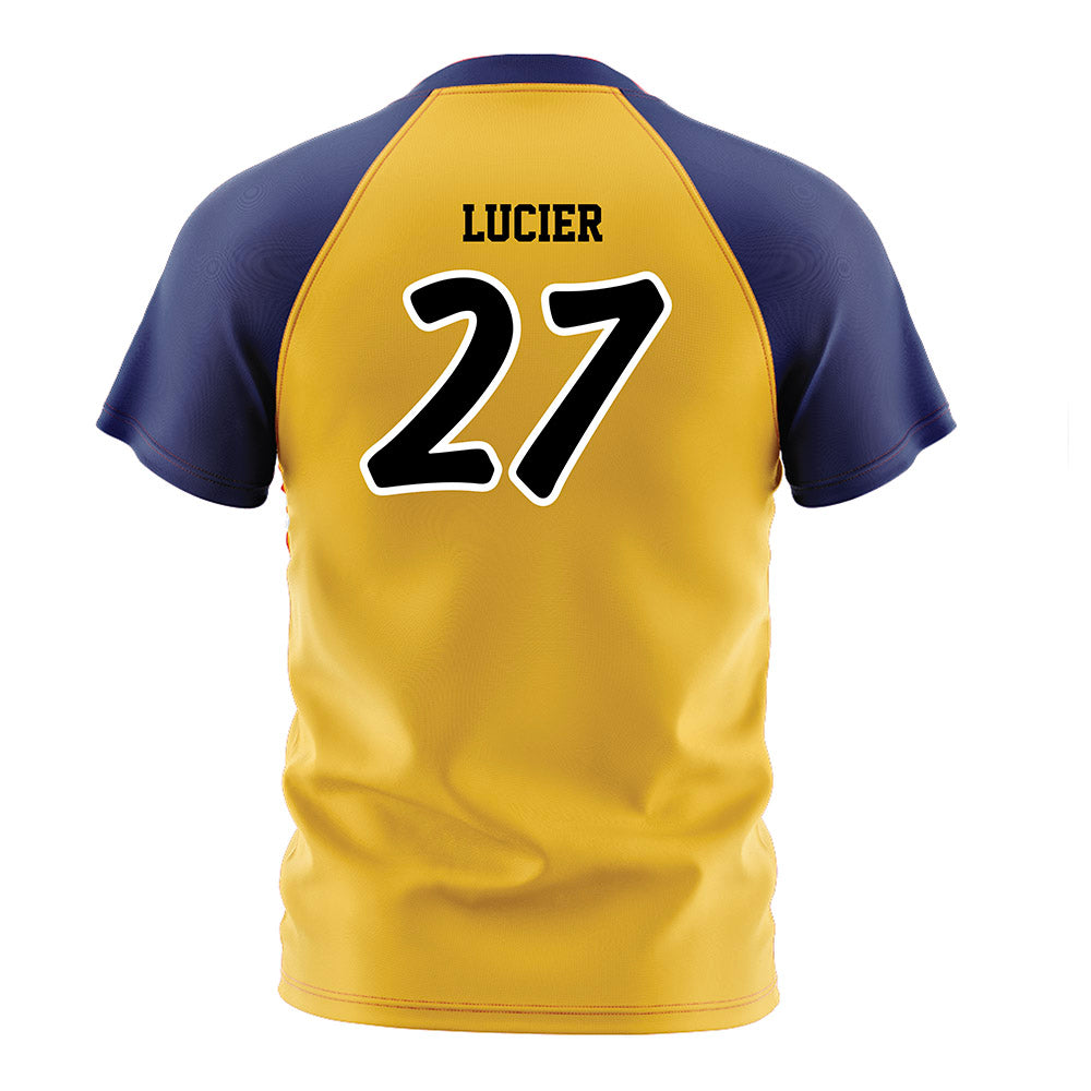 Marquette - NCAA Women's Soccer : Piper Lucier - Gold Soccer Jersey-1