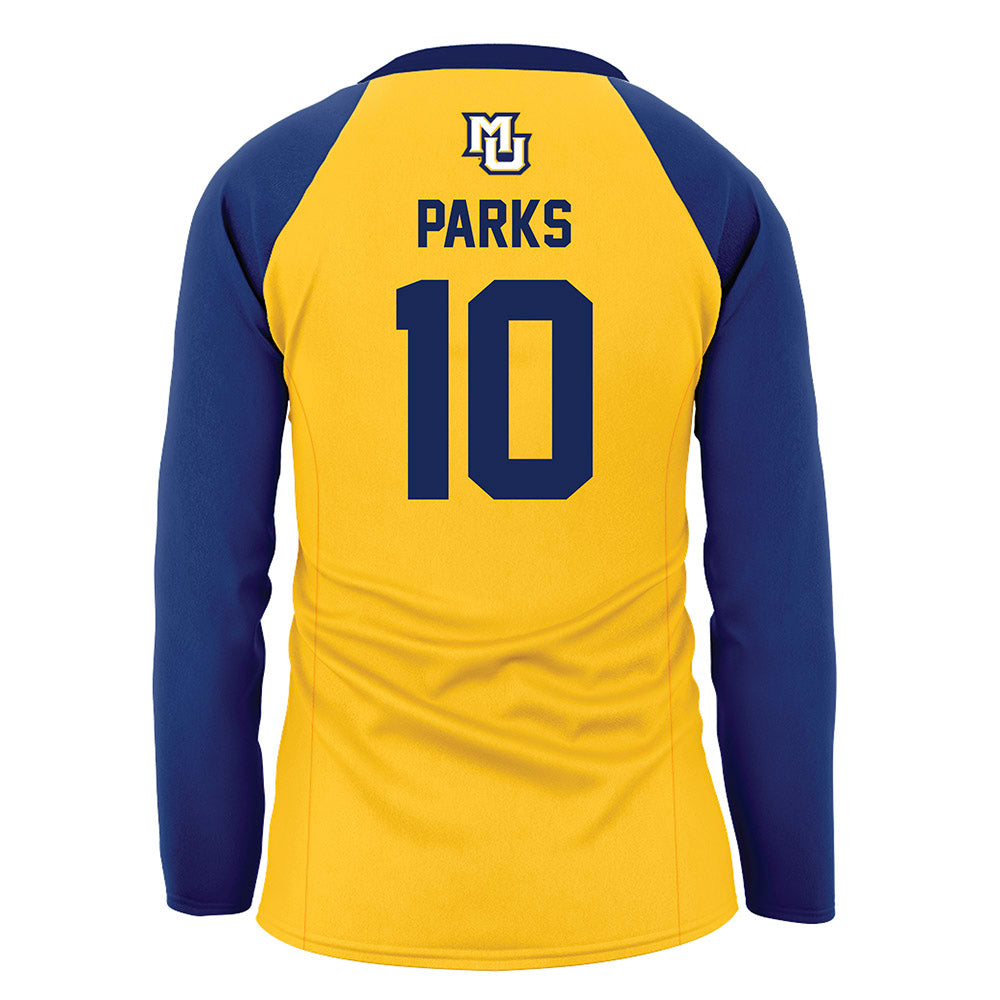 Marquette - NCAA Women's Volleyball : Emma Parks - Gold Volleyball Jersey-1
