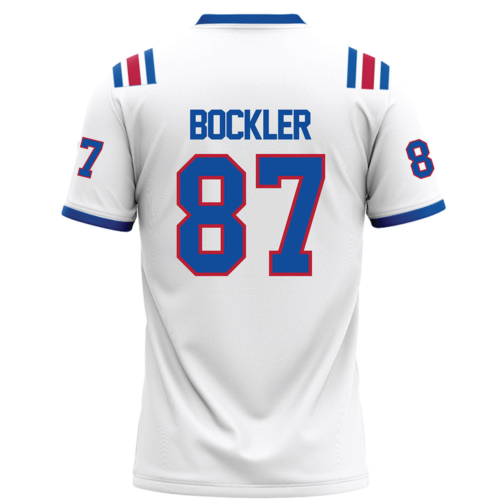 LA Tech - NCAA Football : Brayden Bockler - White Football Jersey-1