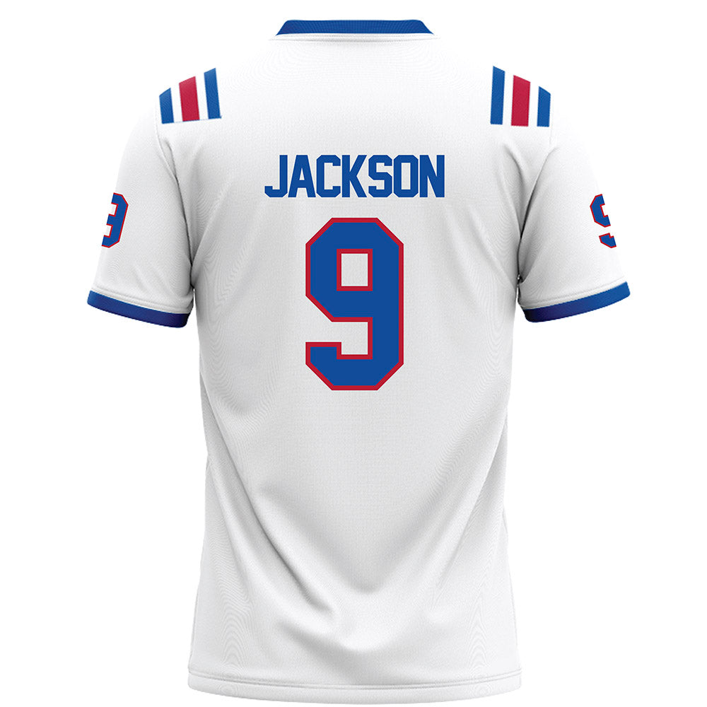 LA Tech - NCAA Football : Marlion Jackson - White Football Jersey
