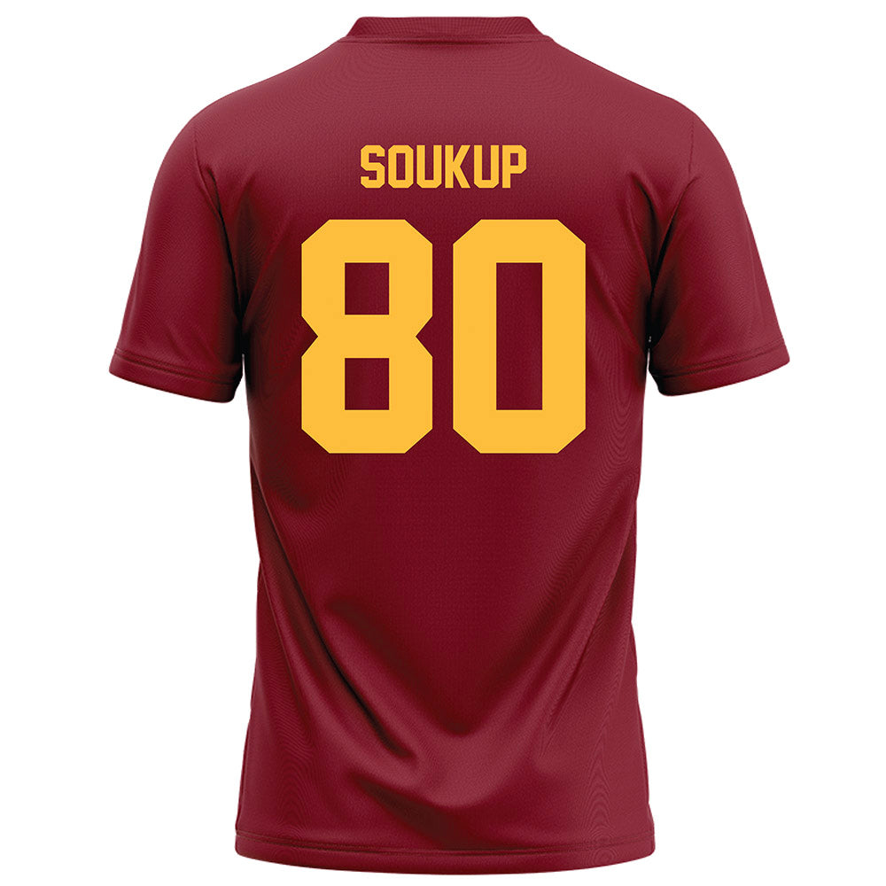 Minnesota - NCAA Football : Alan Soukup - Maroon Football Jersey-1