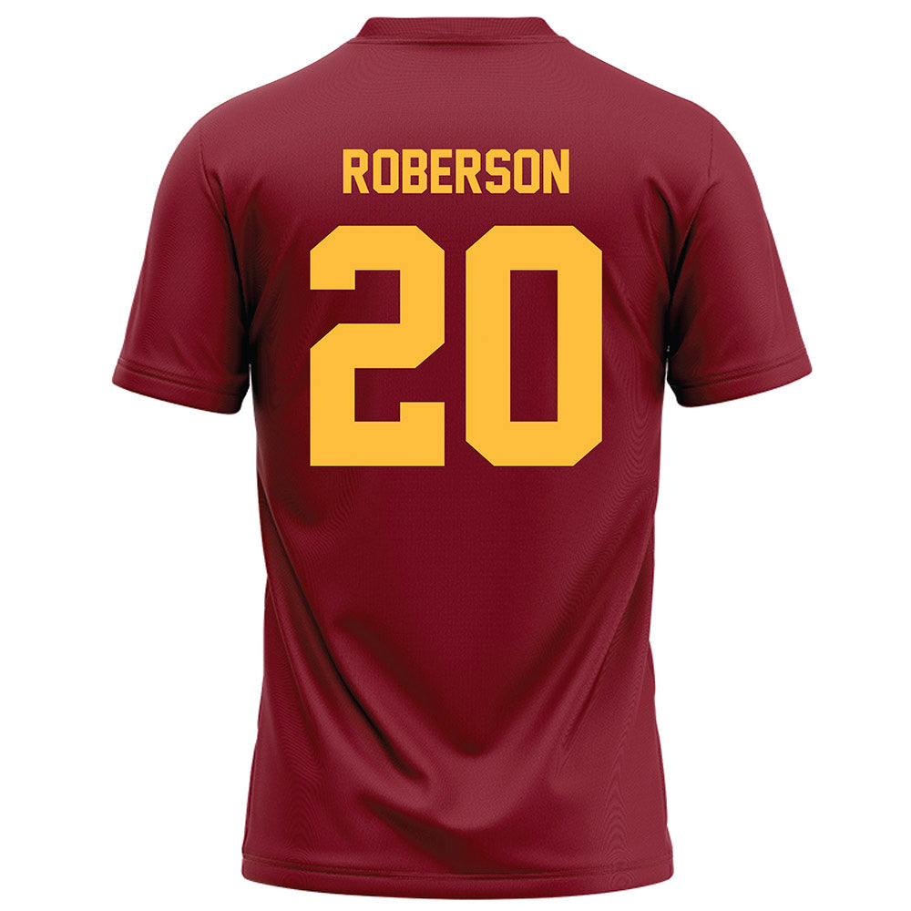 Minnesota - NCAA Football : Jeff Roberson - Maroon Football Jersey-1