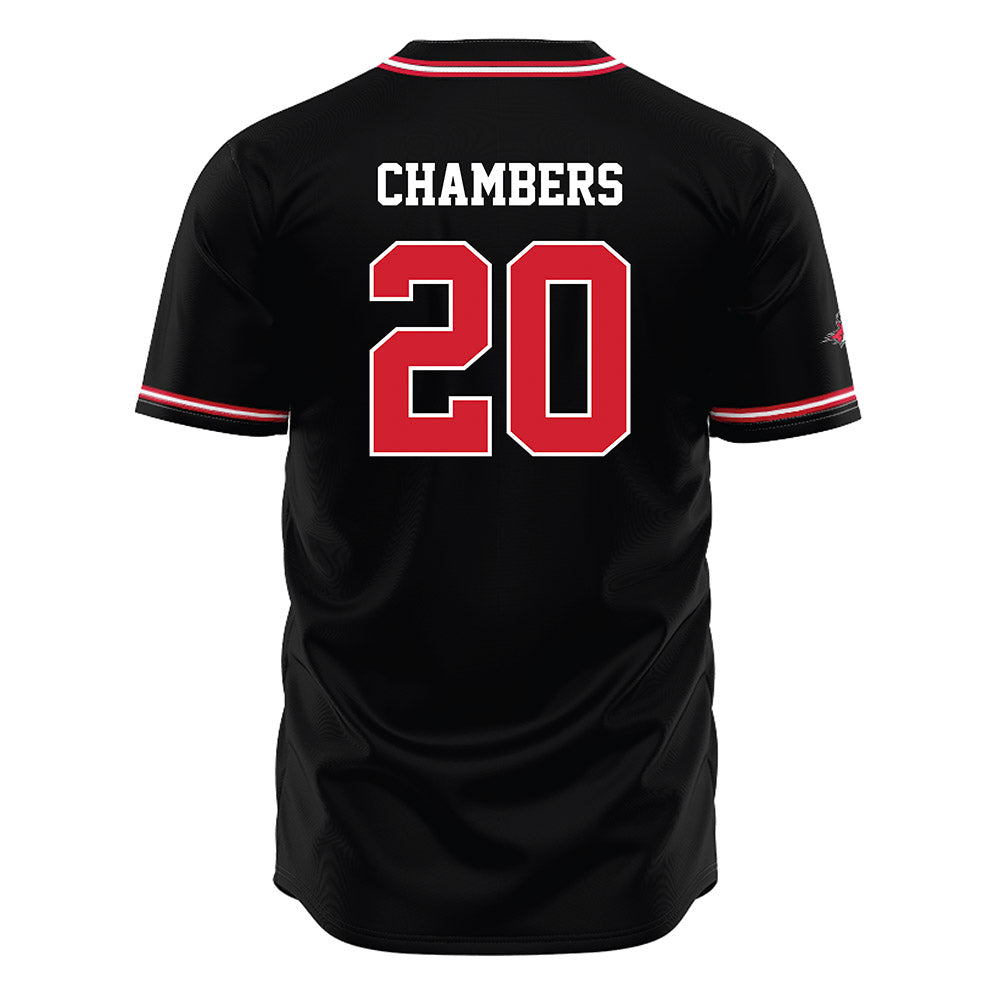Fairfield - NCAA Baseball : Joseph Chambers - Black Jersey-1
