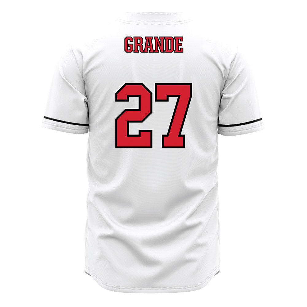 Fairfield - NCAA Baseball : Carter Grande - White Jersey-1