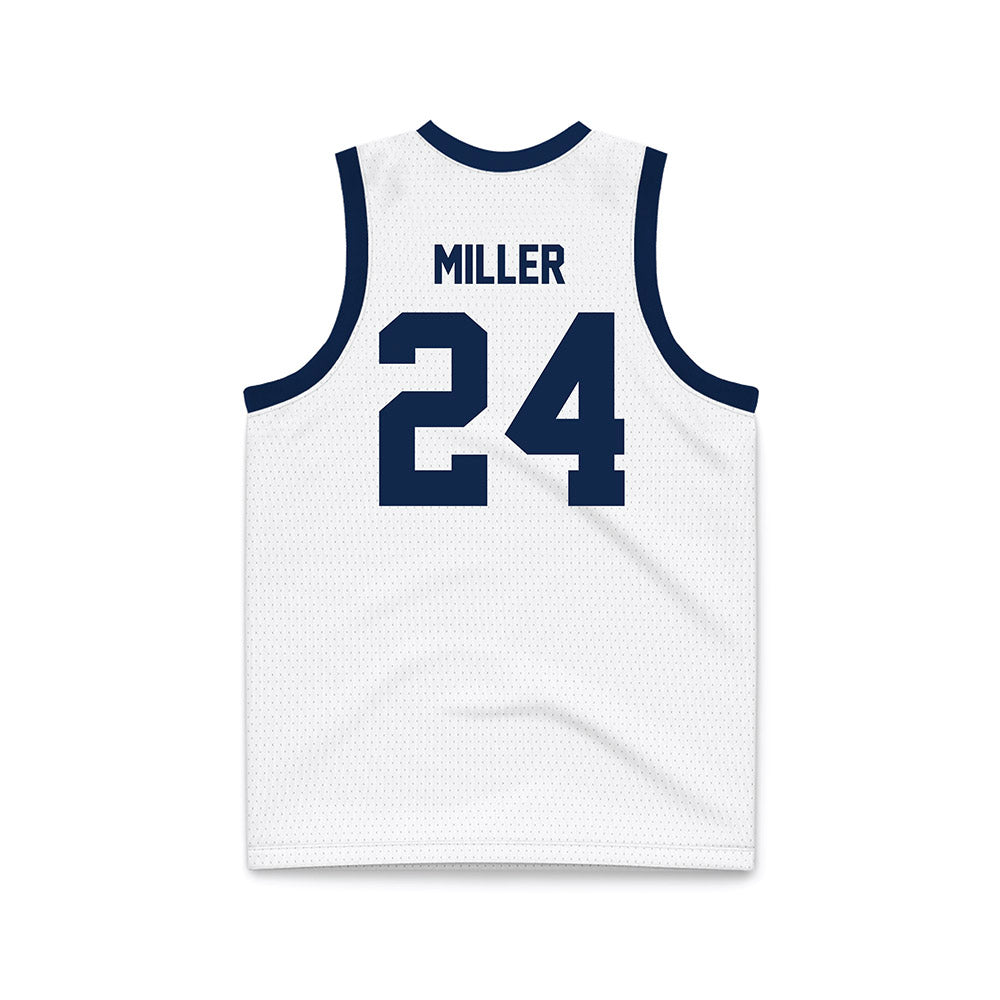 BU - NCAA Women's Basketball : Mallory Miller - White Basketball Jersey-1